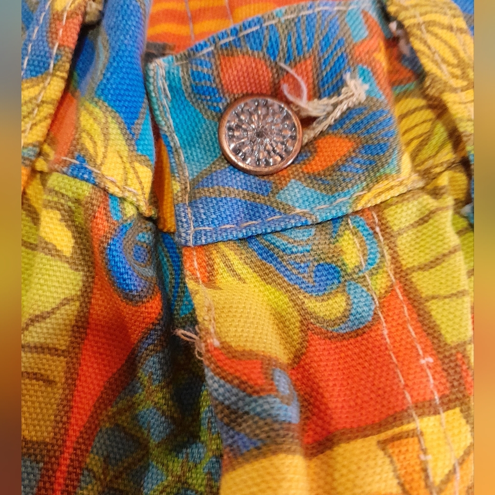 Handmade Vintage Jeans Boho Hippie - Picture 6 of 8